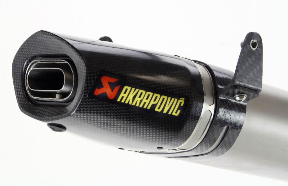 0708 CBR600RR Akrapovic Racing Full Exhaust Underseat Titanium S