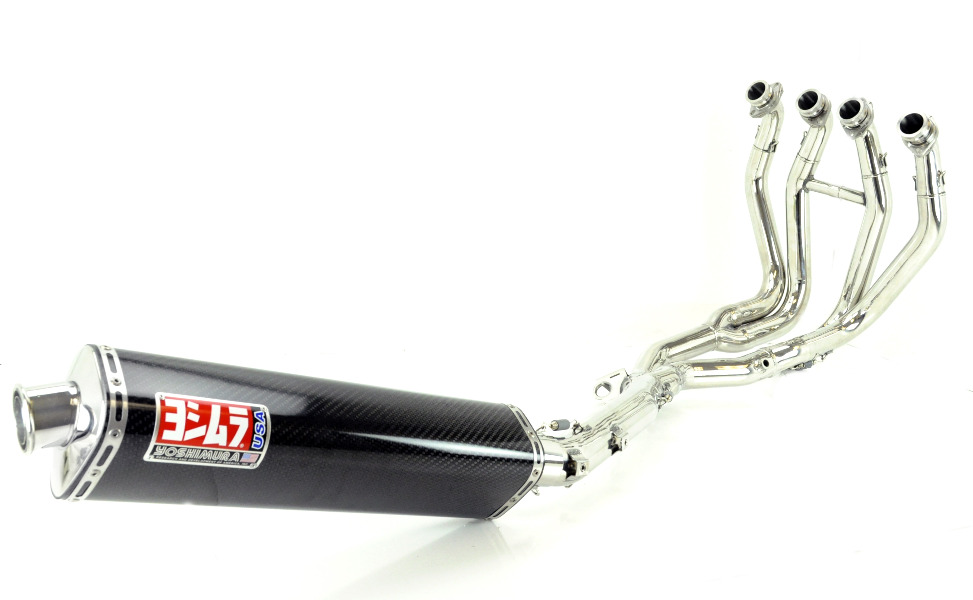 0811 Hayabusa Yoshimura TRS TriOval 2into1 Race Full Exhaust CARBON