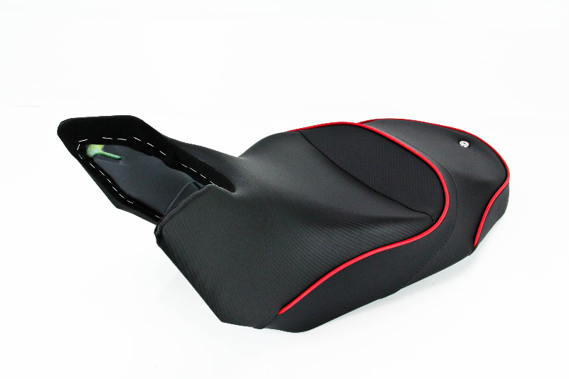 0811 Ducati Hypermotard Sargent World Sport Seat Low Height RED ACCENT