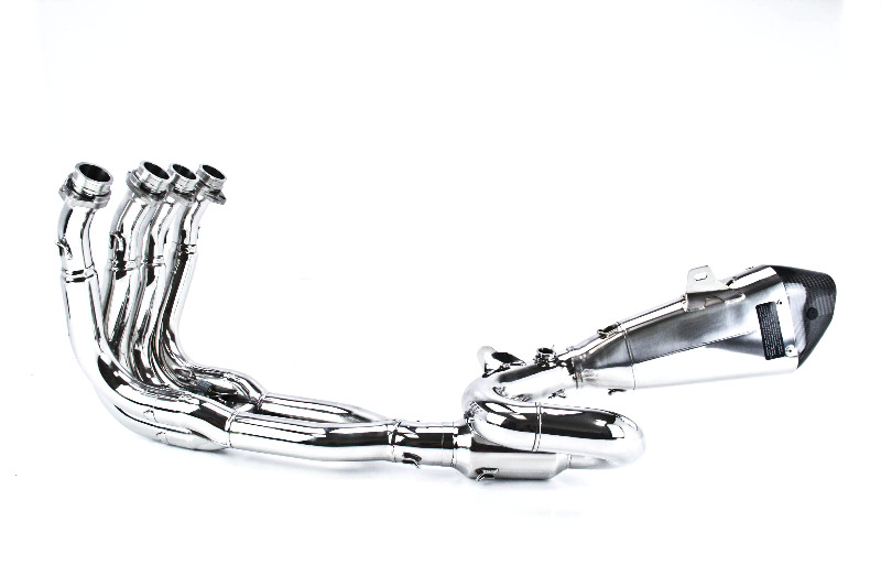 Yoshimura R55 Race Full Exhaust Stainless w/Carbon Fiber End Cap