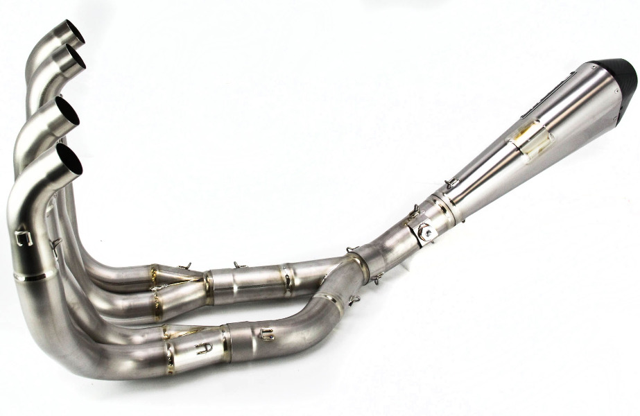 9907 GSX1300R Hayabusa Brock's CT Megaphone Full Exhaust Titanium 17