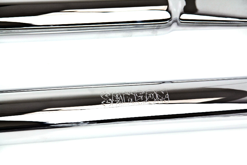 Samson True Duals Exhaust 28" Longtail Mufflers S2437 eBay