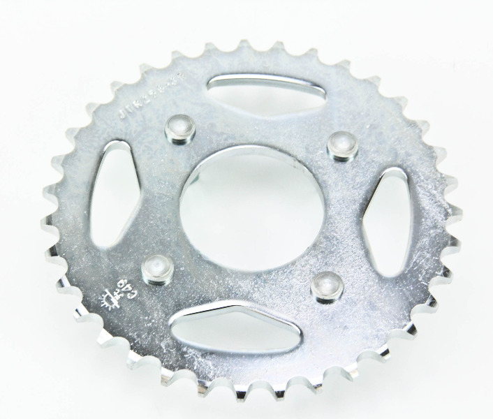 JT Steel Rear Sprocket 35T (35 Tooth) For ATC70 CT70 TRX70 XL75 XR75 | JTR256.35, Silver