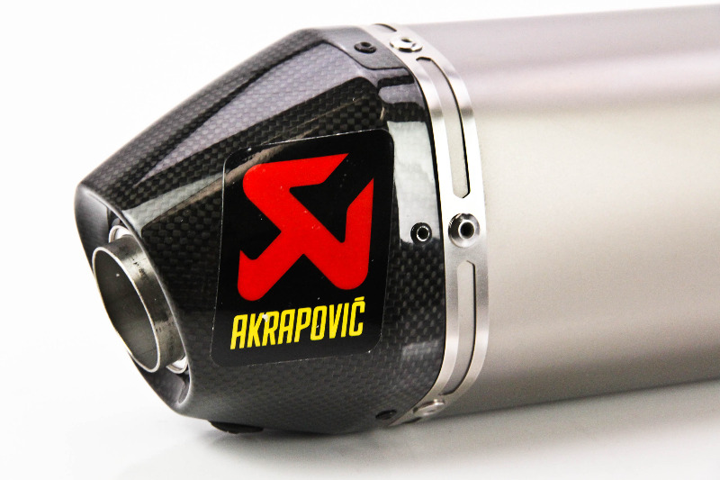 Akrapovic Evolution Exhaust w/Spark Arrestor Hexagonal Titanium S