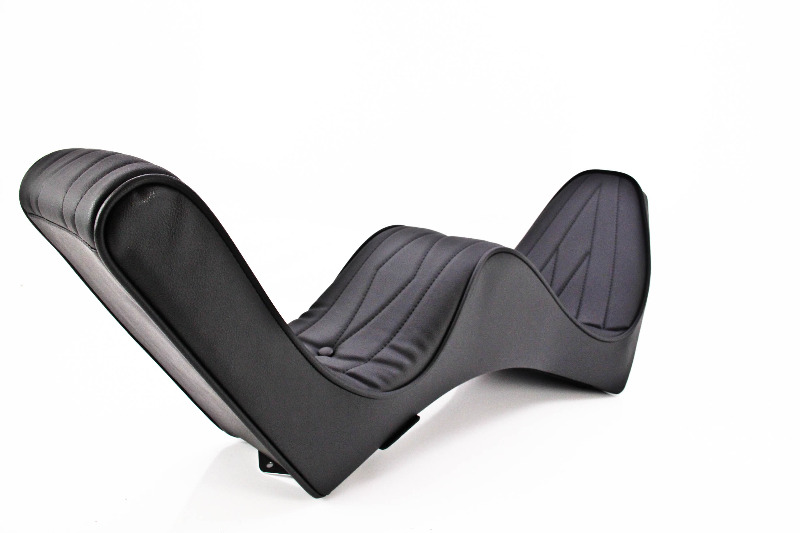 Drag Specialties King and Queen Seat w/Diamond Stitch for Custom Narrow