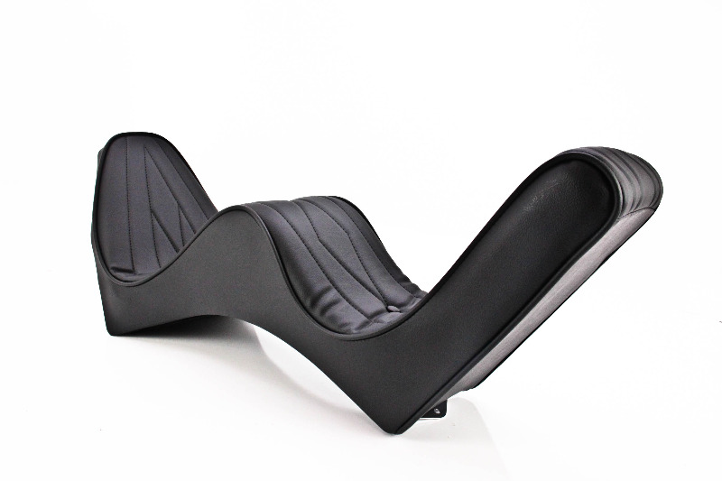 Drag Specialties King and Queen Seat with Diamond Stitch, Black