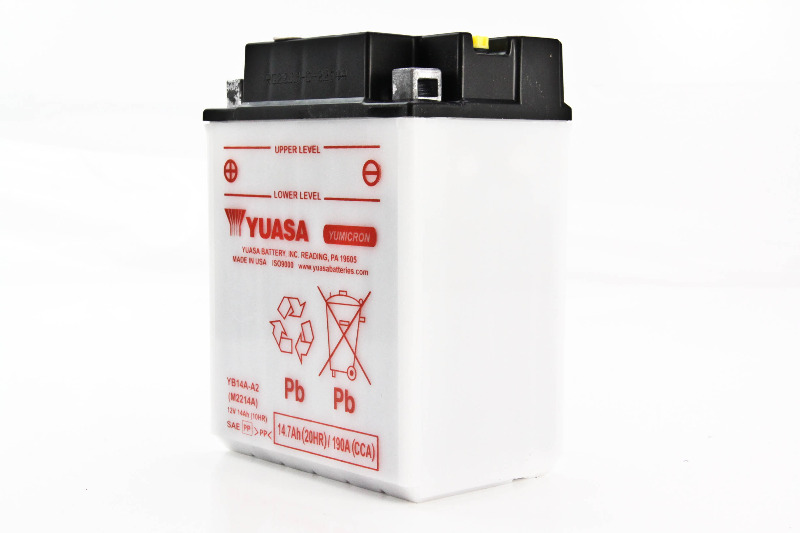 0111 Polaris Sportsman 500 HO Yuasa 12V Yumicron Battery NO ACID YB14A