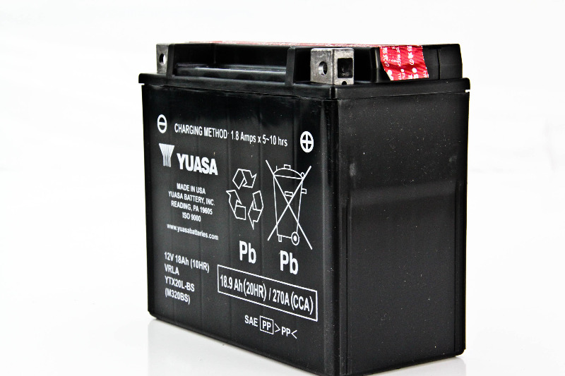 Yuasa Ytx20l Bs Replacement Motorcycle Battery 12v 18ah 