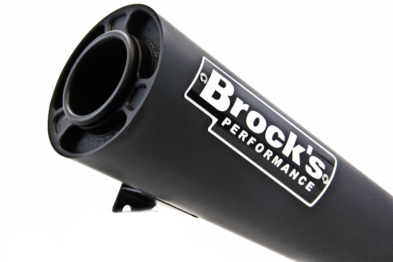 Brock's Street Megaphone Full Exhaust Black 14" eBay