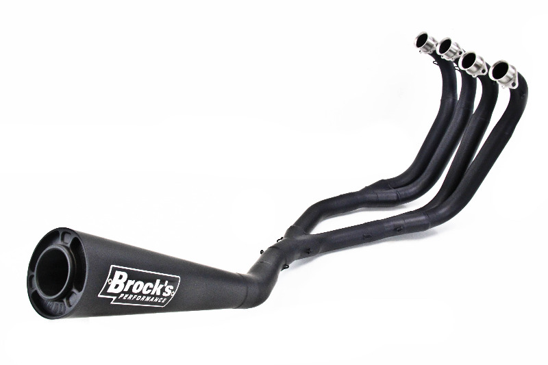 Brock's Street Megaphone Full Exhaust Black 14" eBay