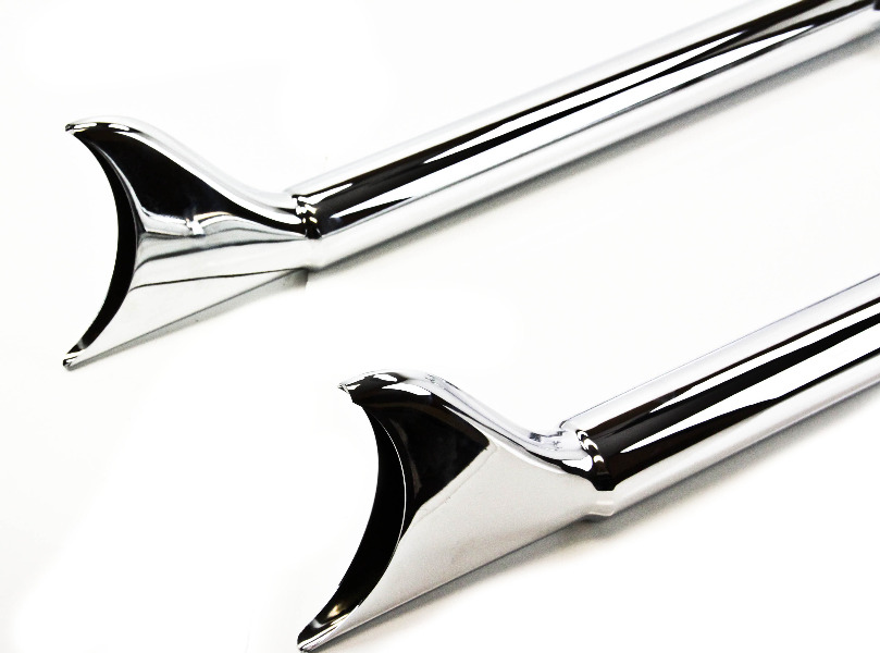 Samson True Duals Exhaust with 39" Cholo Longtail Mufflers S2438