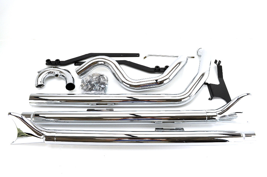 Samson True Duals Crossover Longtail Exhaust w/ 36" Mini Cholo