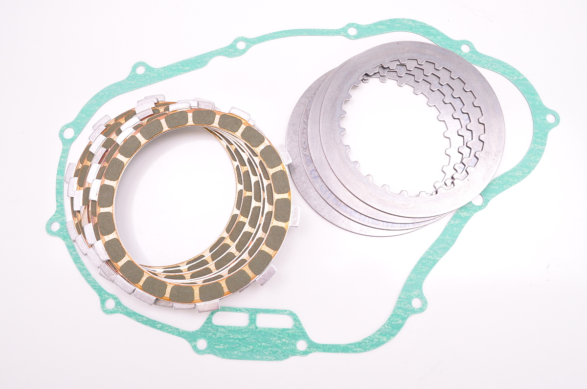 Kevlar Friction and Steel Clutch Plates Kit with OEM Gasket