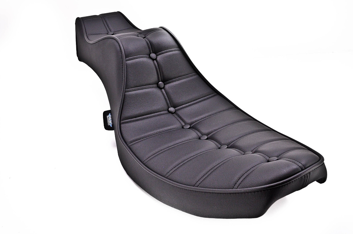 5864 FL Duo Glide Drag Specialties Mini King and Queen Seat w/Scorpion Stitch eBay