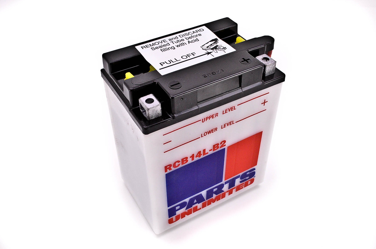 Parts Unlimited 12Volt Heavy Duty Battery NO ACID LEMM2214b