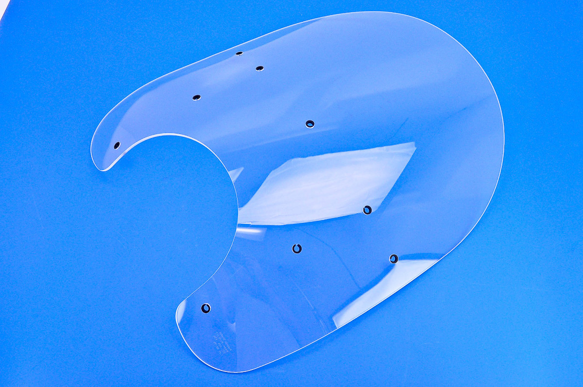 Memphis Shades Harley Windshield 19" Replacement Plastic Clear MEP6320
