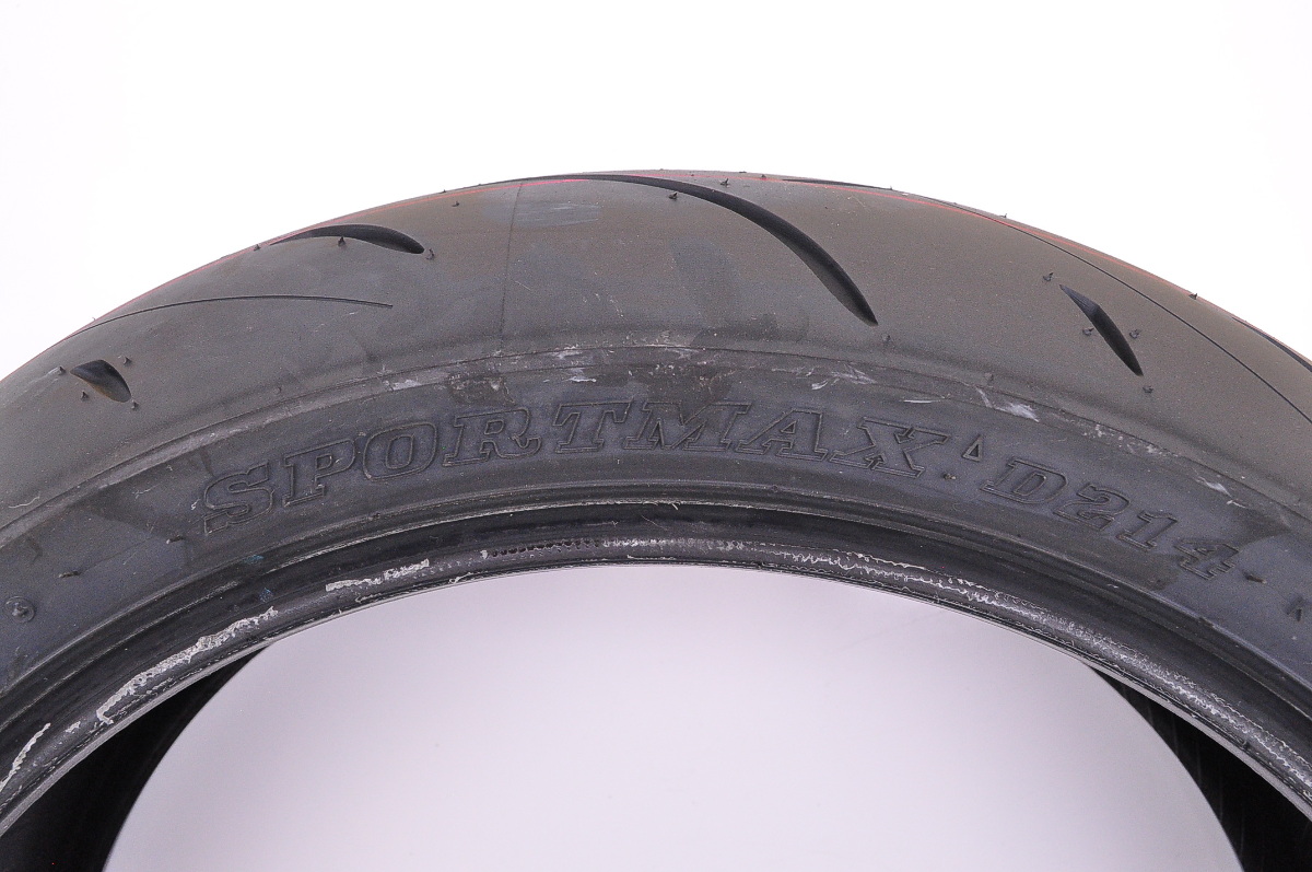 Dunlop Sportmax D214 Front and Rear Tires 120/70ZR17 & 180/55ZR17