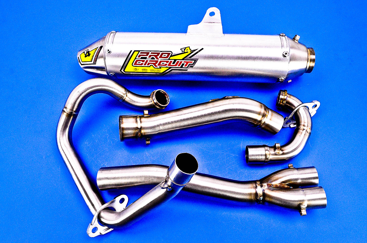 Pro Circuit T-4 Exhaust System - Brushed Aluminum 4H04650 | eBay