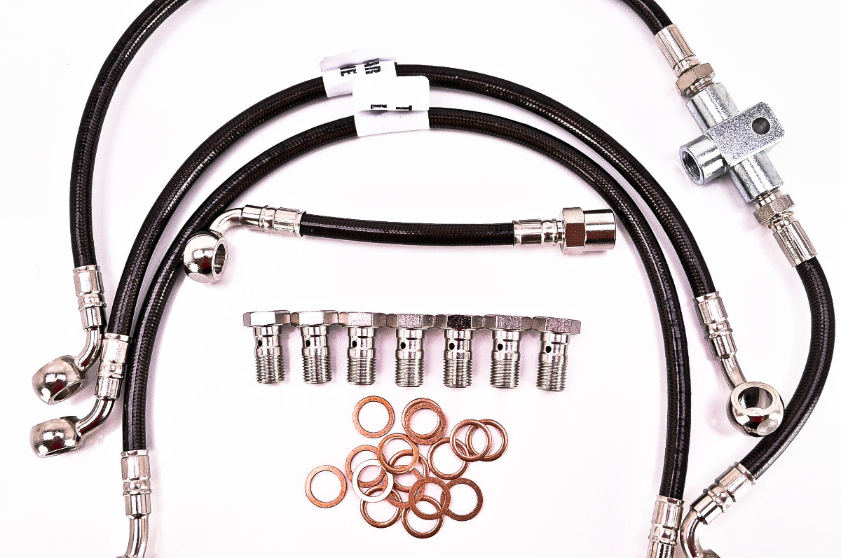 0006 R1150RT Galfer 5Line Complete Brake Line Kit Smoke FK003D7925