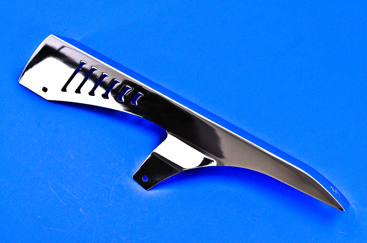 Cobra Chrome Drive Belt Guard MotorcycleParts2U