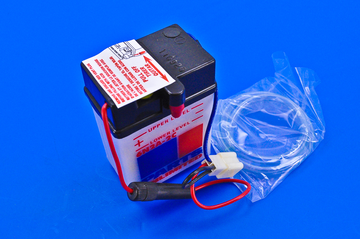 Parts Unlimited 6Volt Conventional Battery NO ACID 6N2A2C eBay