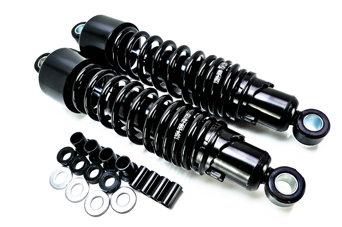 8485 FXRS Dyna Low Glide Drag Specialties Black 12.5" Shock Absorbers 13100746 eBay