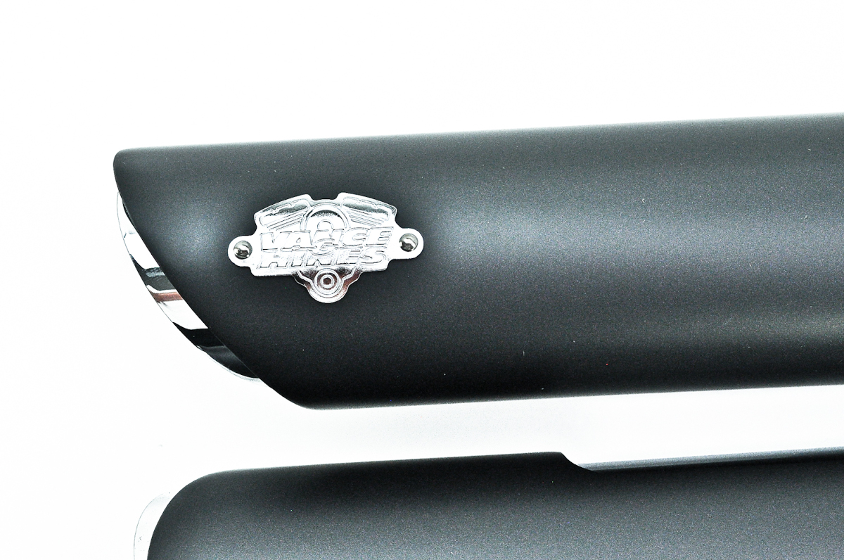 Vance & Hines 3" Round Twin Slash SlipOns, Black 46837 eBay