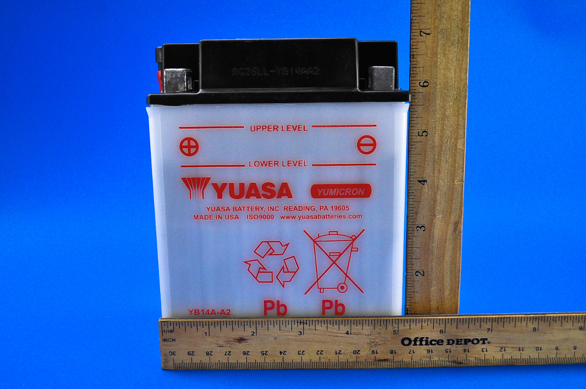 0405 Polaris ATP 500 Yuasa 12V Yumicron Battery NO ACID YB14AA2 eBay