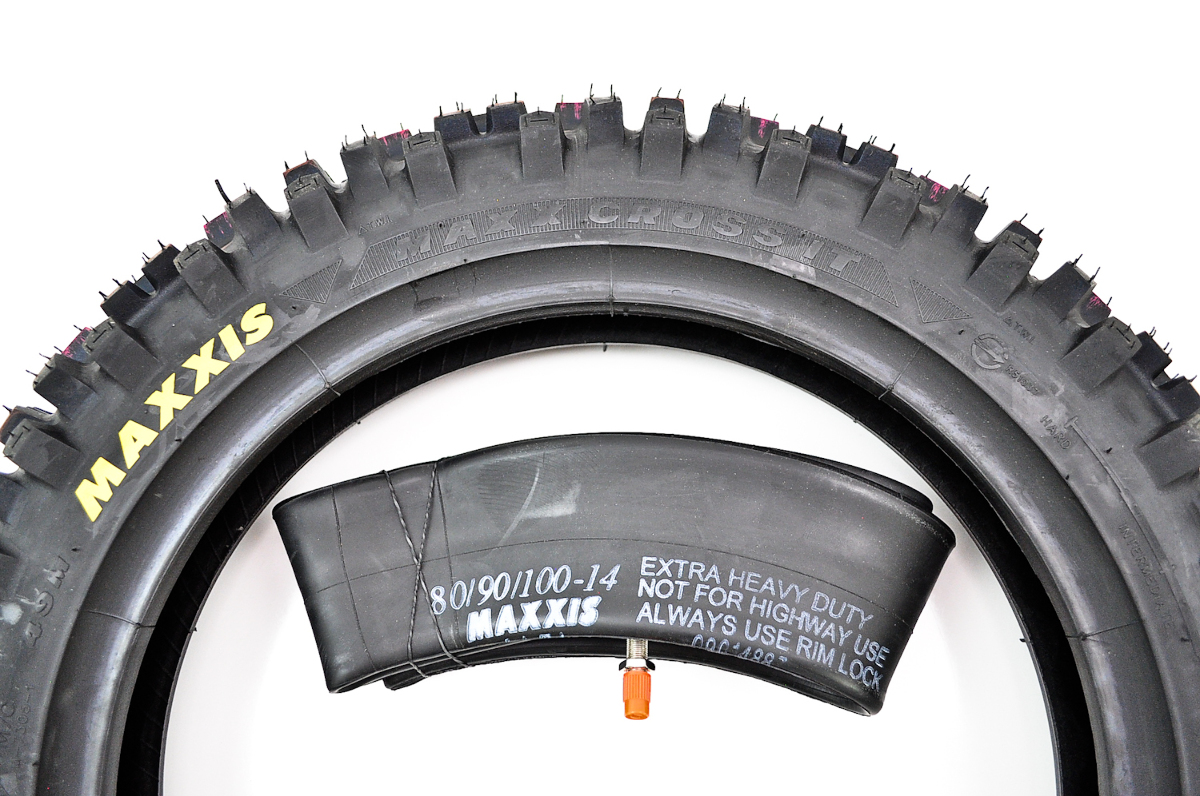 Maxxis M7305 Maxxcross IT Rear Tire w/ Extra HeavyDuty Inner Tube 90/
