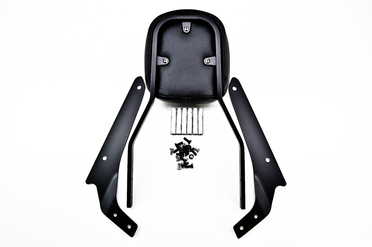 Cobra Square 17" Standard Black Sissy Bar w/Pad 025111B eBay