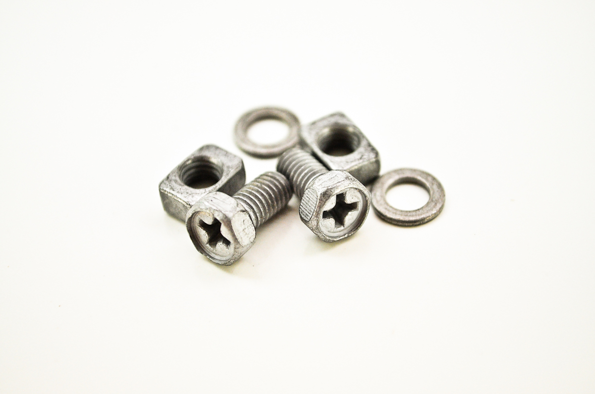 BikeMaster Battery Bolt 5x9mm Bolt/Square Nut/Spacer (2 Sets) B01 eBay