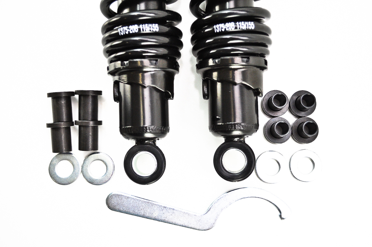 8485 FXRS Dyna Low Glide Drag Specialties Heavy Duty Black 11.5" Shocks