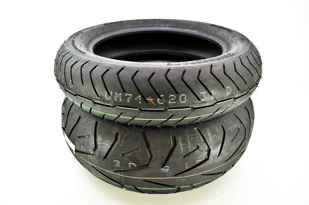 Bridgestone Exedra G853/G852 Front & Rear Tire Set 150/80R16 & 240/55R