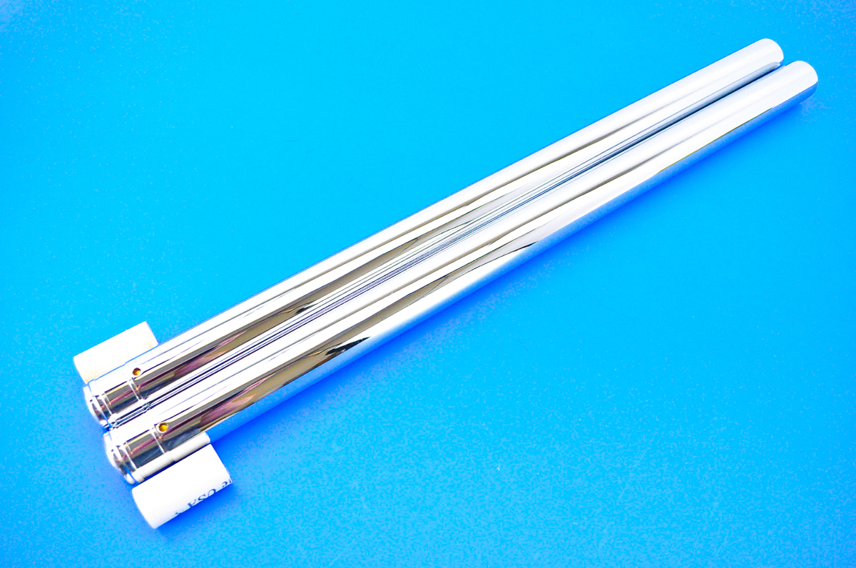 04 FXDXI Dyna Super Glide Sport Custom Cycle Show Chrome Fork Tubes