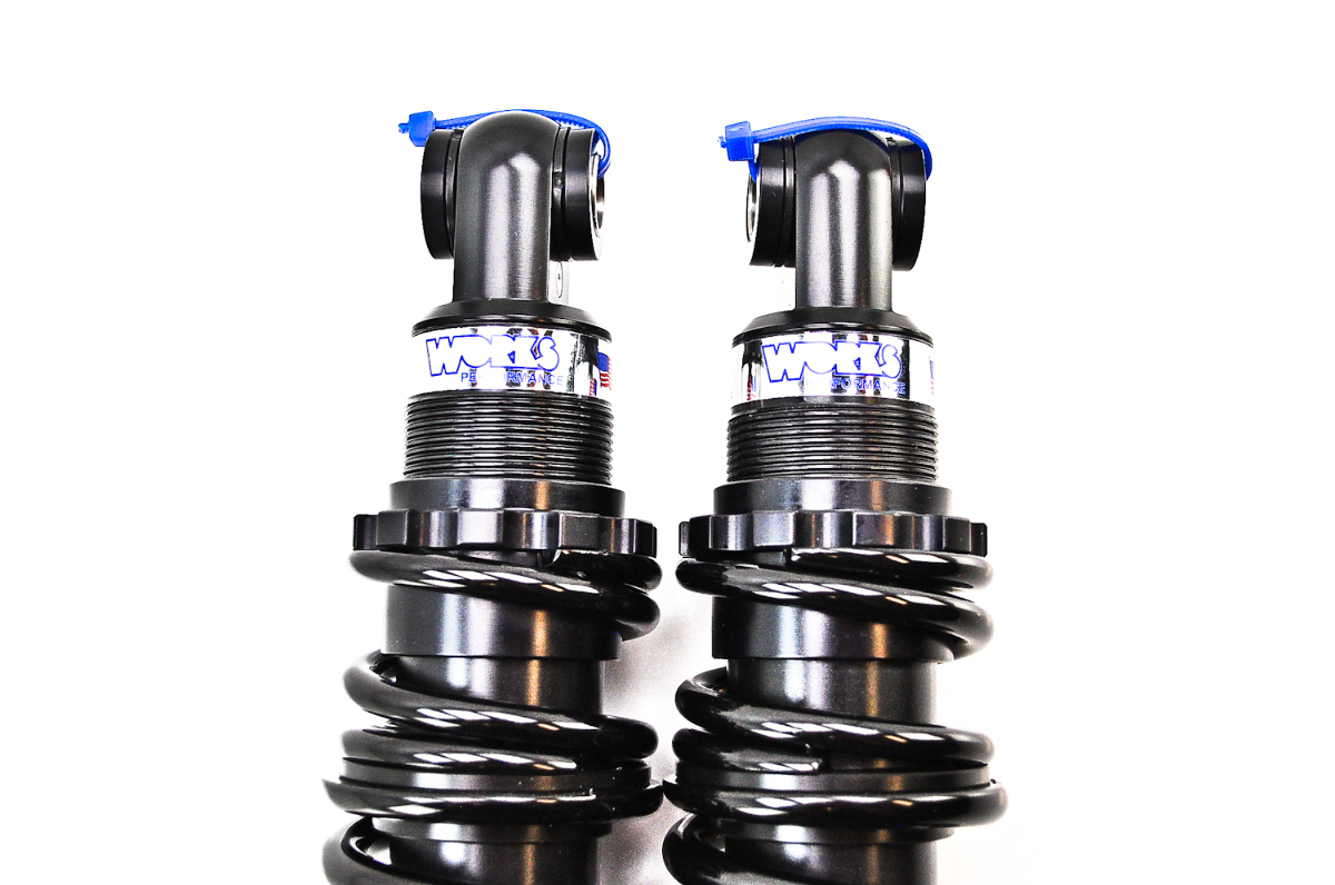 Works Performance Black Tracker 13.5" DualRate Rear Shocks HD46400 eBay