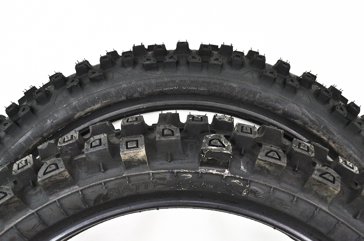 Bridgestone X40 Hard Terrain Front & Rear Tire Set 80/10021 & 110/90
