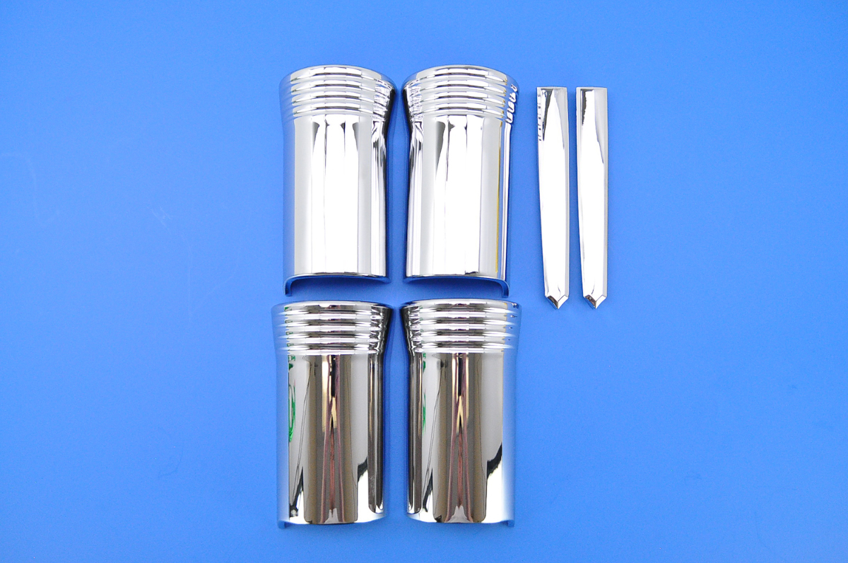 Kuryakyn Upper Fork Slider Covers, Chrome 8635 eBay