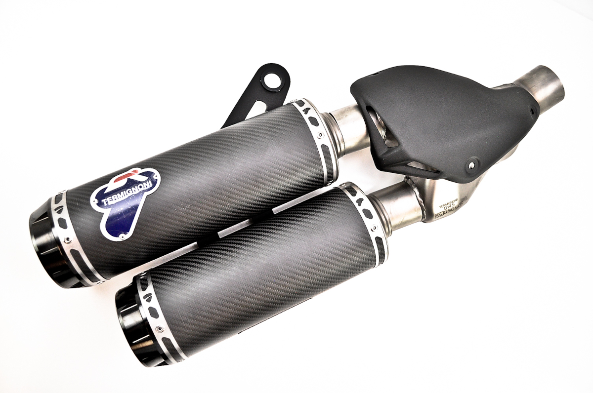 Ducati Termignoni Homologated Carbon Fiber SlipOns Exhaust System