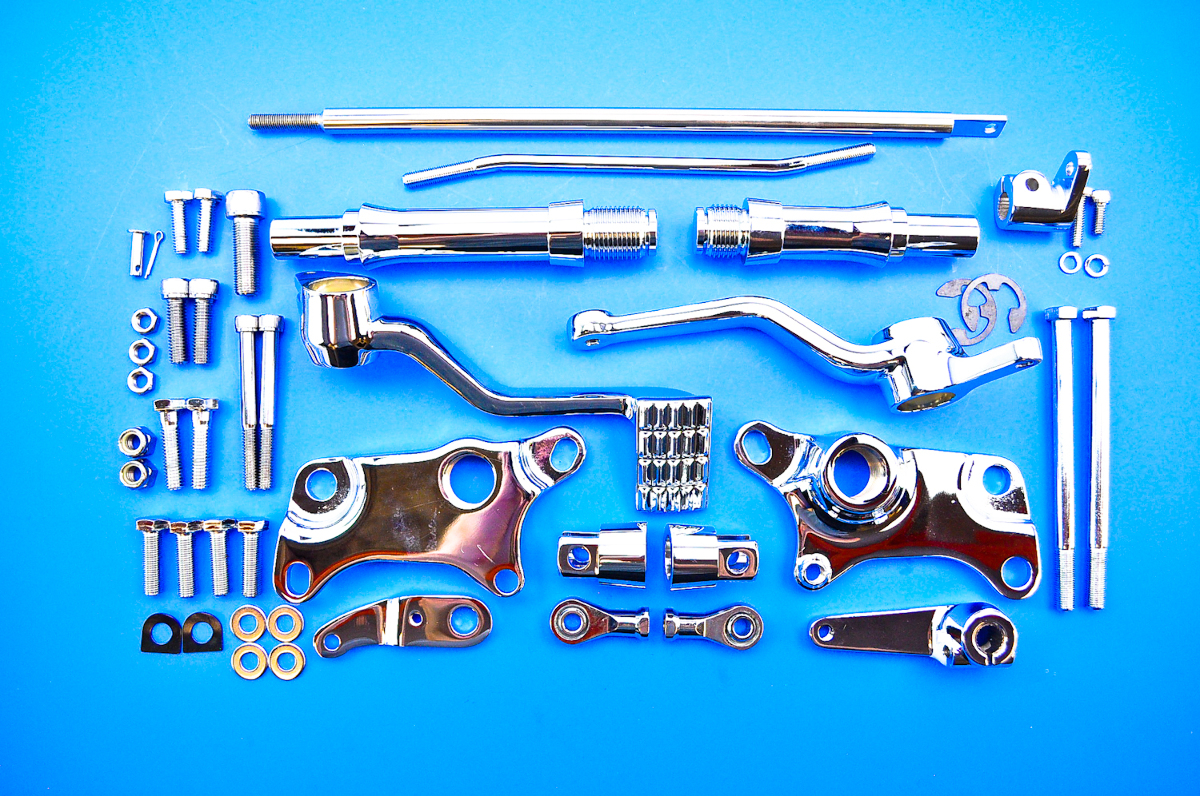 Bikers Choice Chrome Forward Controls Kit 56129 eBay