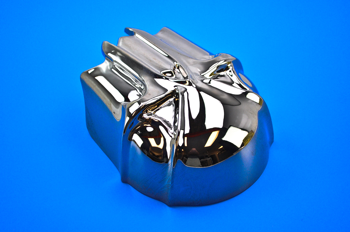 Kuryakyn Skull Horn Cover, Painted Black Chrome 7741 eBay