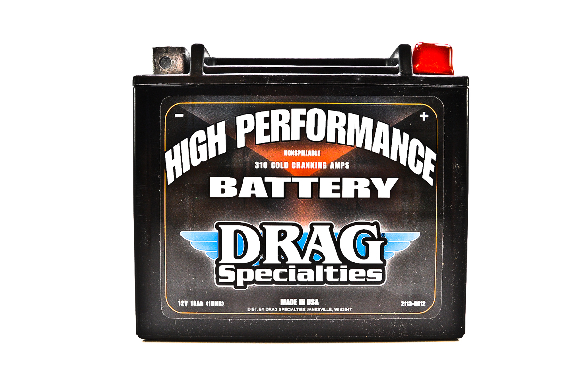 Drag Specialties HighPerformance Battery, Black MotorcycleParts2U