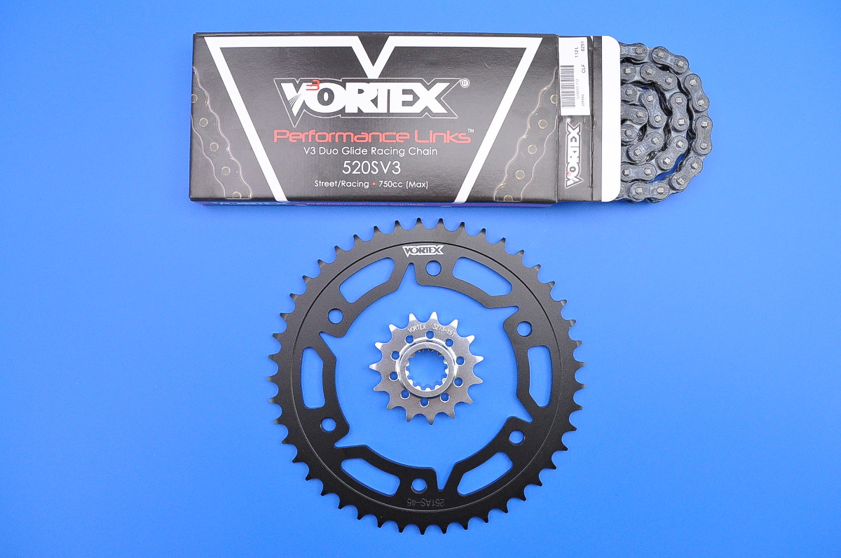 Vortex HFRS Hyper Fast 520 Conversion Chain and Sprocket Kit