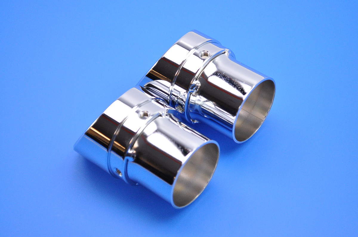 Vance & Hines Slash Billet End Caps For Big Shots Staggered And Longs