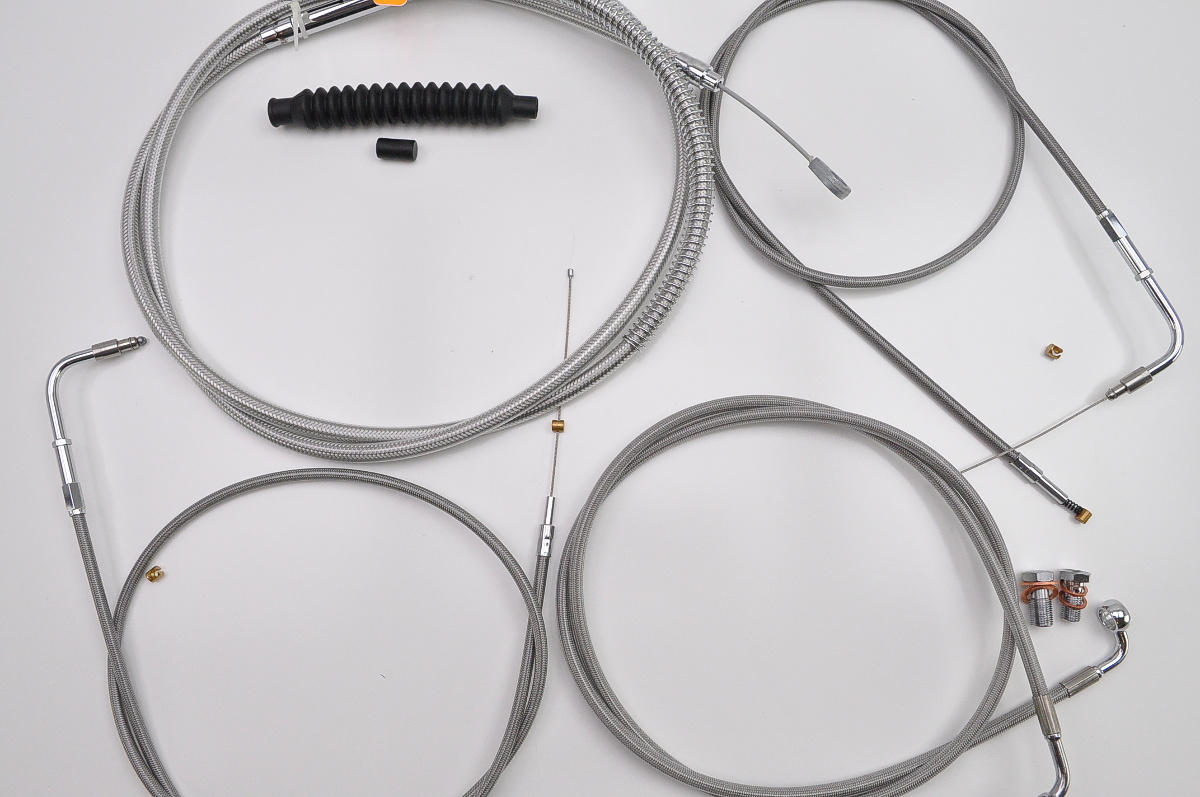 LA Choppers Handlebar Cable/Brake Line Kit 18"20" Ape Hangers LA