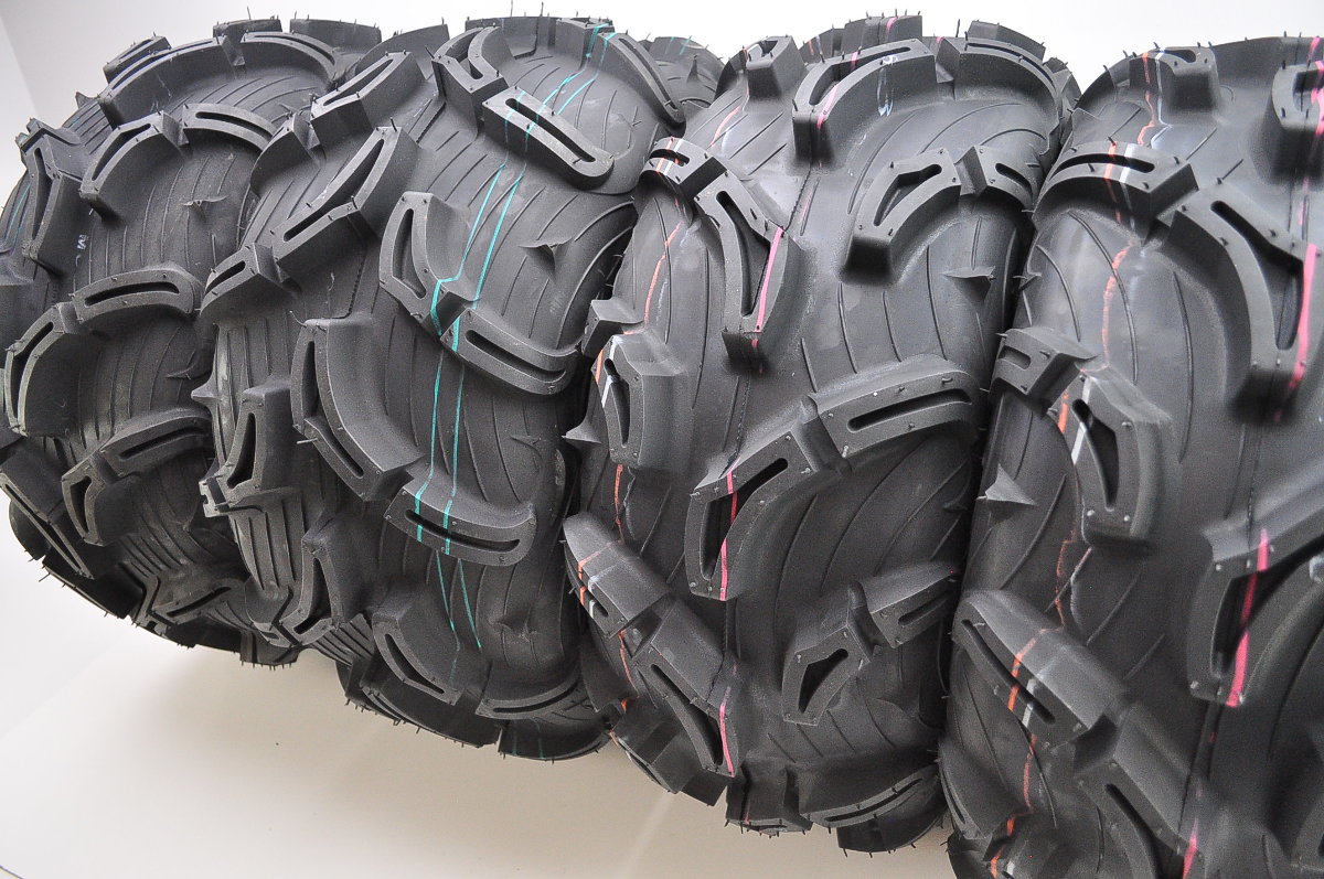 Maxxis MU01/MU02 Zilla Front & Rear Tire Set 27x912 & 27x1112 (4