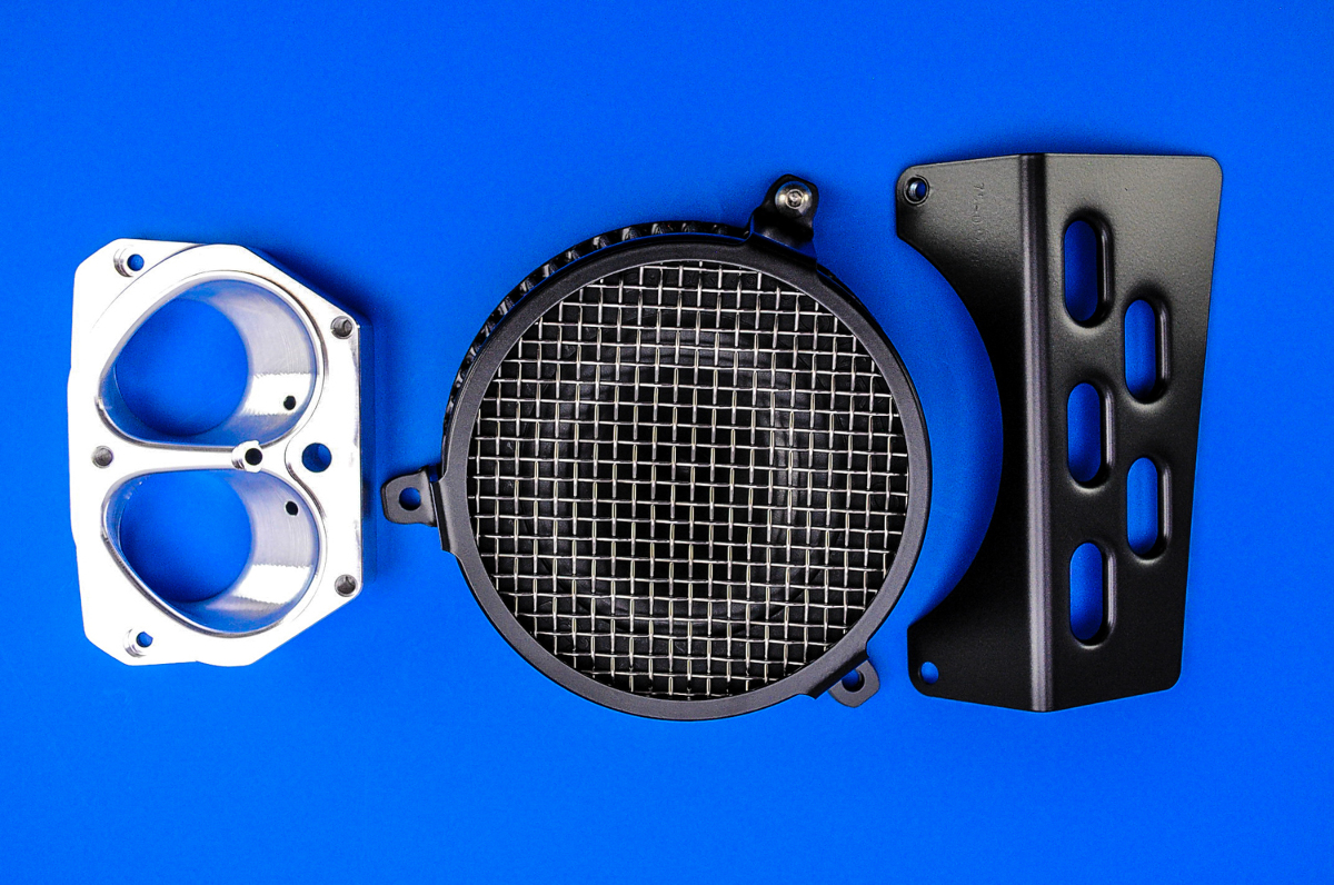 Cobra Black Plain Air Cleaner Kit MotorcycleParts2U