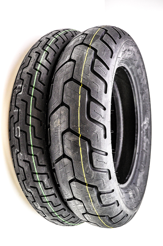Dunlop D404 Front & Rear Tire Set 110/9019 & 170/8015 MotorcycleParts2U
