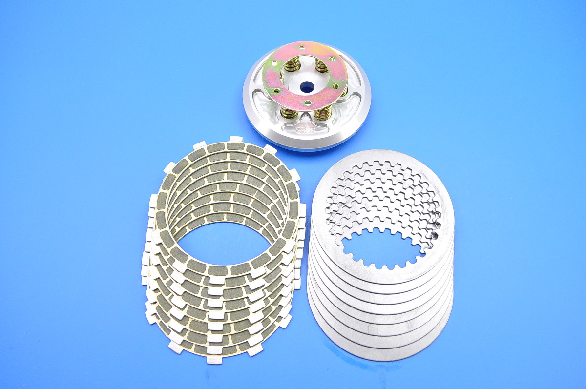 Kevlar Friction & Steel Clutch Plates Kit w/ Coil Spring