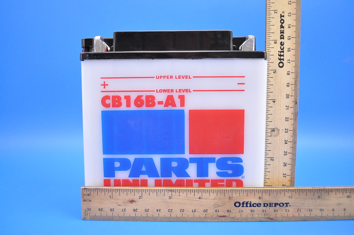 parts unlimited 12 volt heavy duty battery no acid cb16b parts unlimited 12 volt heavy duty battery no acid cb16b