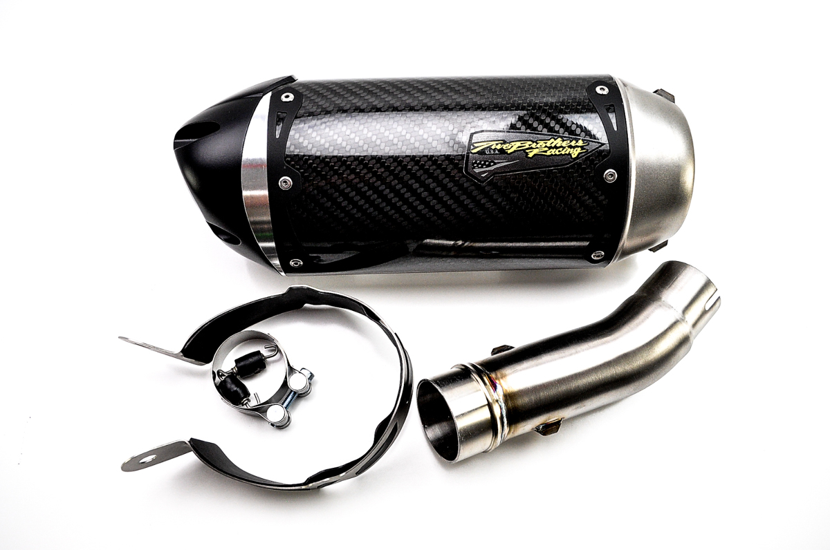 Two Brothers S1R SlipOn Exhaust System Carbon Fiber MotorcycleParts2U